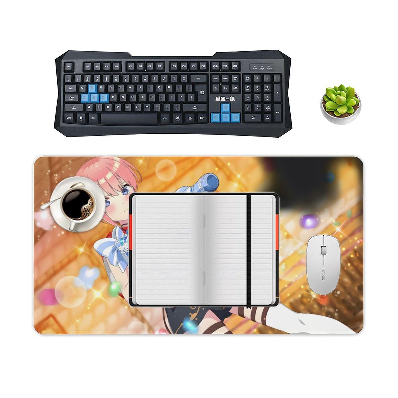 Amazon.co.jp: 五等分の花嫁 中野一花 ゲーミングマウスパッド 大型
